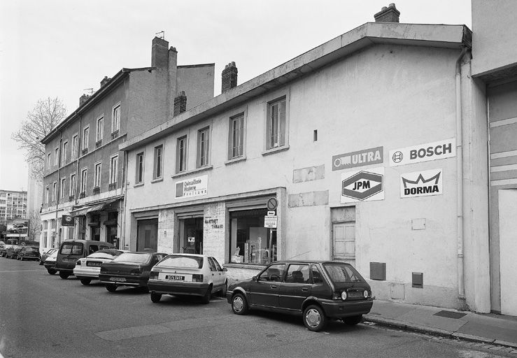 Vue générale sud-ouest, entrée rue Claudius Collonge