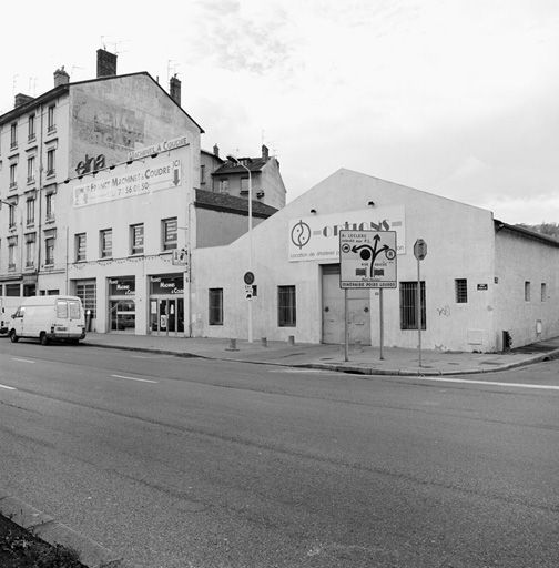 Vue générale nord-ouest angle quai Perrache et rue Eynard