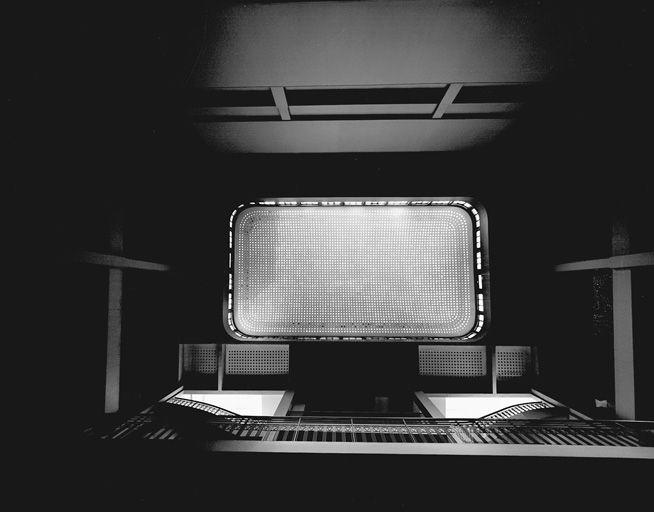Verrière rectangulaire en pâte de verre (noir et blanc)