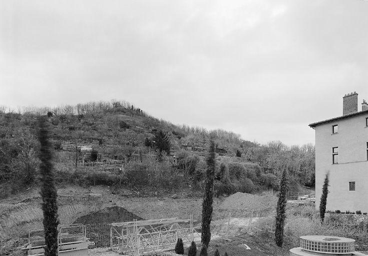 Vue d'ensemble ouest des jardins ouvriers