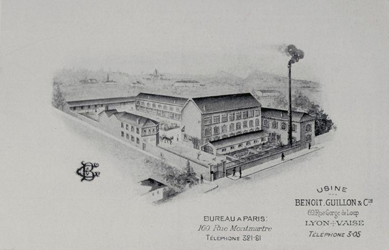 Carte publicitaire vers 1900-1910