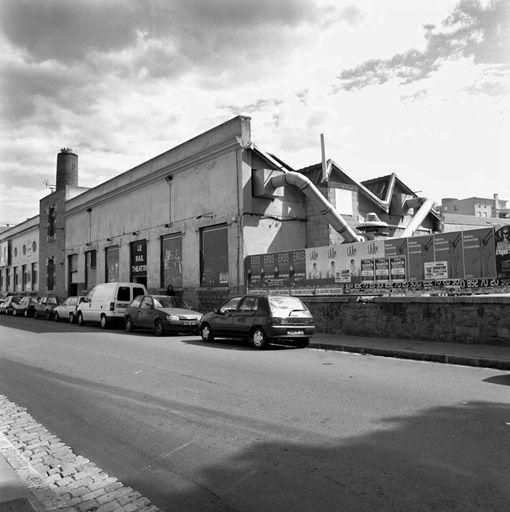 Vue nord-ouest, rue Gorge-de-Loup, théatre du rail