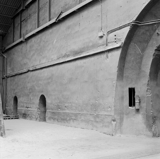 Détail mur du silo