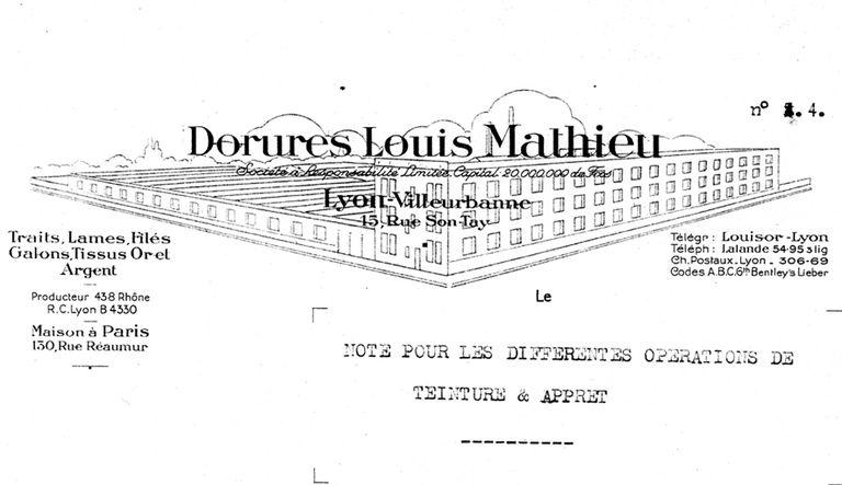 Papier entête de la société DLMI