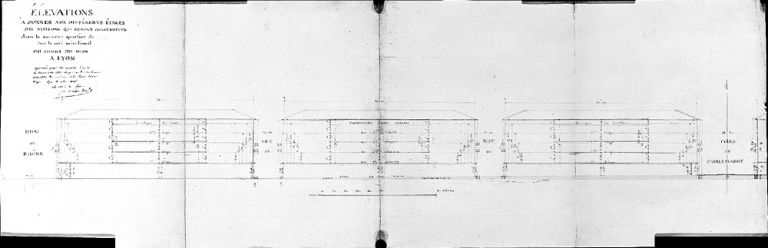 Elévations à donner aux différents étages des maisons... sur le côté méridional du cours du Midi, 2 décembre 1826