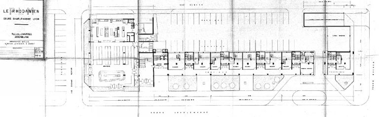 Plan du rez-de-chaussée / C. Batton, J. et M. Marin, R. Roustit, mai 1960