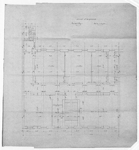 Plan du deuxième étage