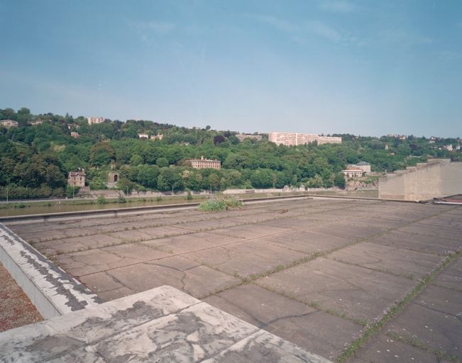 Le toit terrasse du bâtiment nord