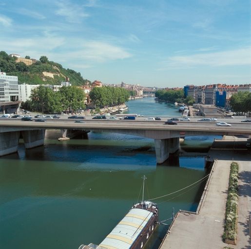 Vue d'ensemble vers le nord depuis le poste d'aiguillage 1 de Lyon-Perrache