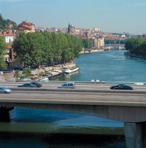 Vue vers le nord depuis le poste d'aiguillage 1 de Lyon-Perrache