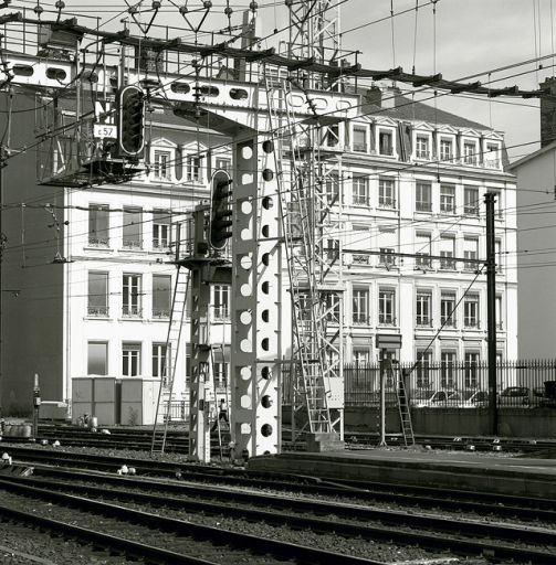 Elévation rue Claudius-Collonge depuis la voie ferrée