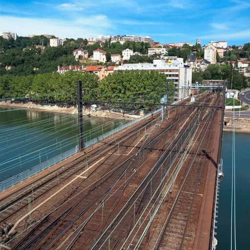 Vue depuis le sud, depuis le poste d'aiguillage de Lyon-Perrache 1