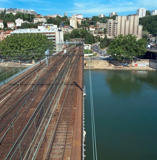 Vue depuis le sud, depuis le poste d'aiguillage de Lyon-Perrache 1