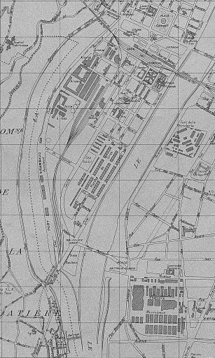 Plan de Gsell, 1958. Détail