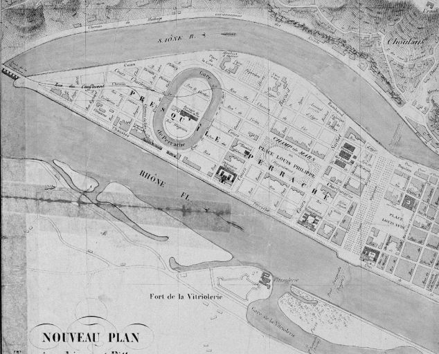 Plan topographique / Noëllat, 1844. Détail