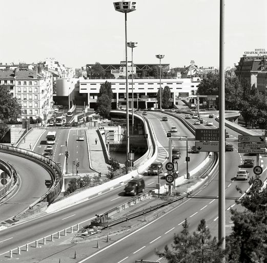 Vue d'ensemble depuis la tour du tunnel de Fourvière