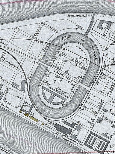 Plan topographique de la Ville de Lyon... / Dardel, 1853. Détail