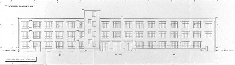 Plan façade nord