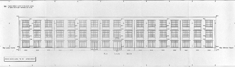 Plan façade sud
