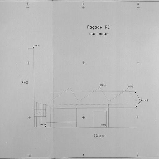 Plan shed, rue Guérin