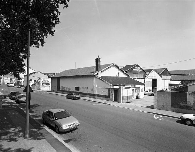 Vue générale ouest de la rue de Gerland