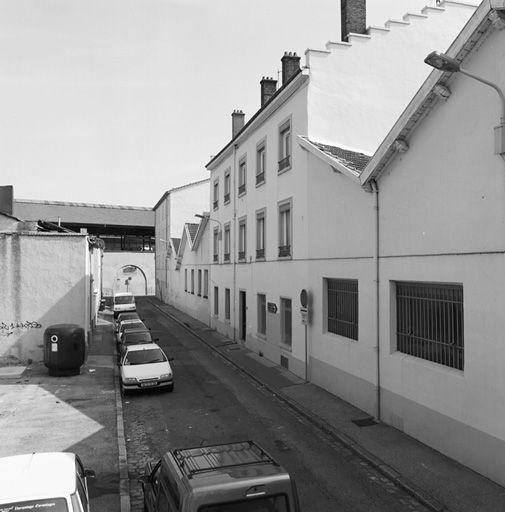Vue générale ouest (rue des verriers)