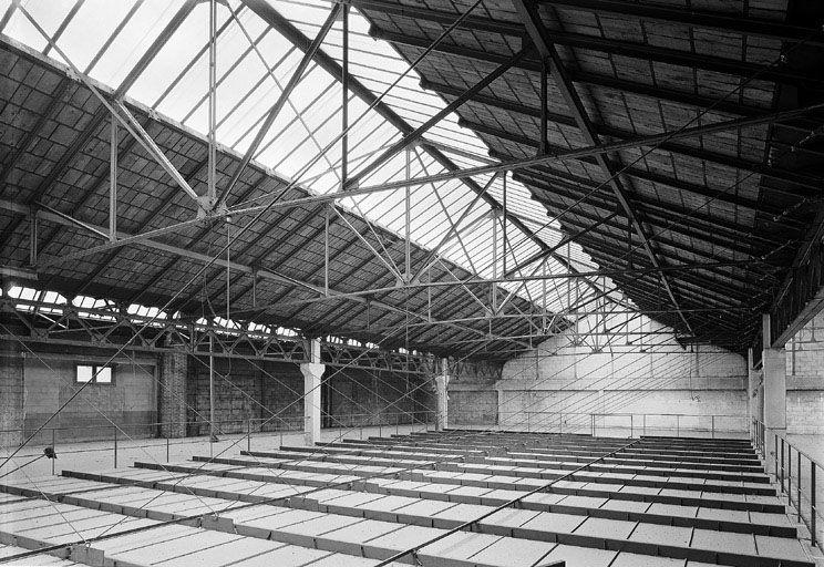 Vue de la charpente, shed