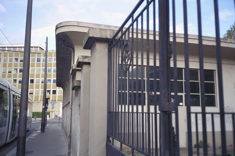 Maison du gardien, détail toiture