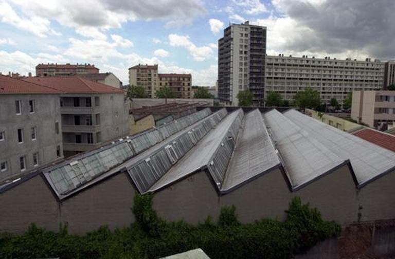 Vue nord zénithale des sheds