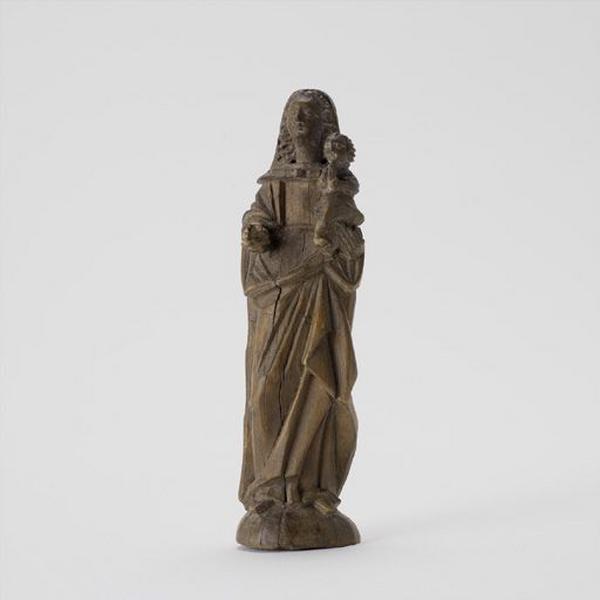 Figurine : Vierge à l'Enfant dite Vierge de Chorsin, et reliquaire