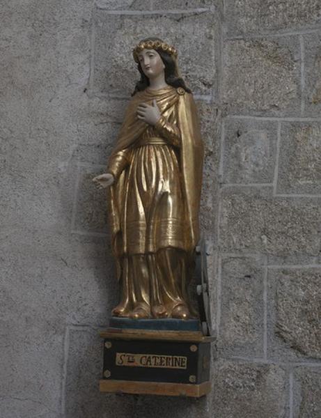 Statue : sainte Catherine