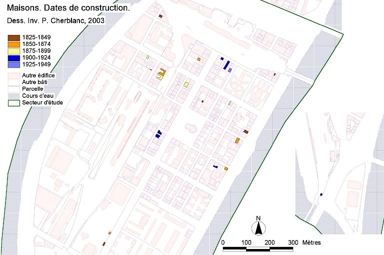 Maisons. Dates de construction