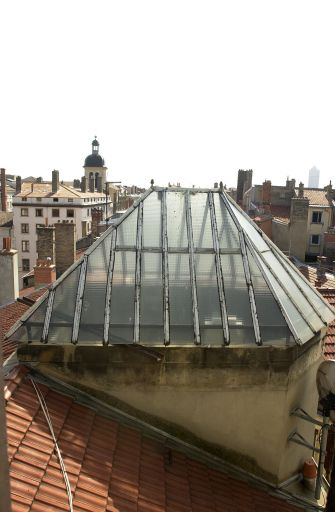 Couronnement de l'escalier.