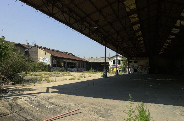 Vue halle couverte