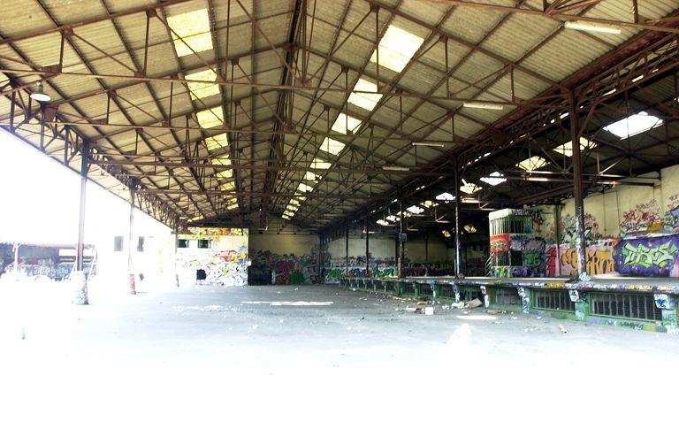 Vue sous les halles