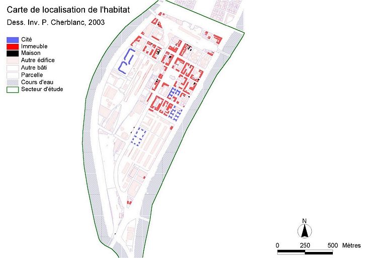 Carte de localisation de l'habitat