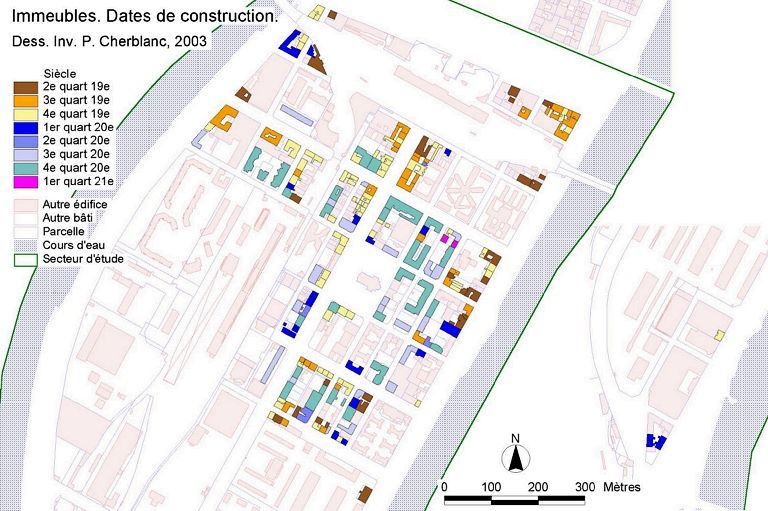 Immeubles. Dates de construction