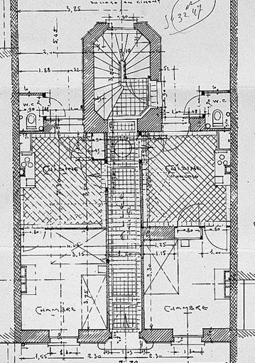 3bis cours Charlemagne. Plan du rez-de-chaussée