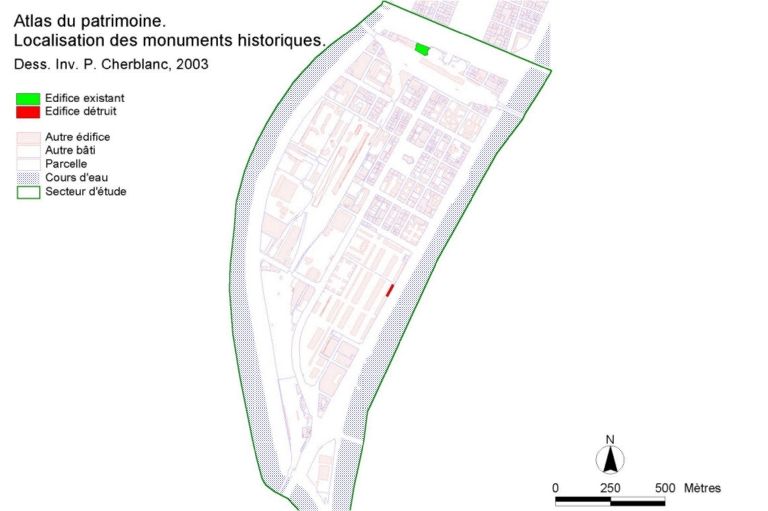 Atlas du patrimoine. Localisation des monuments historiques