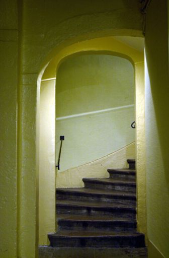 Départ de l'escalier.