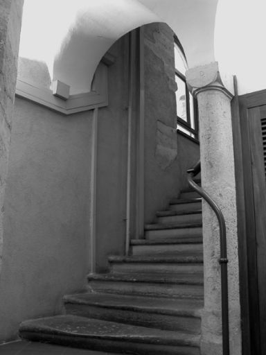 Départ de l'escalier.