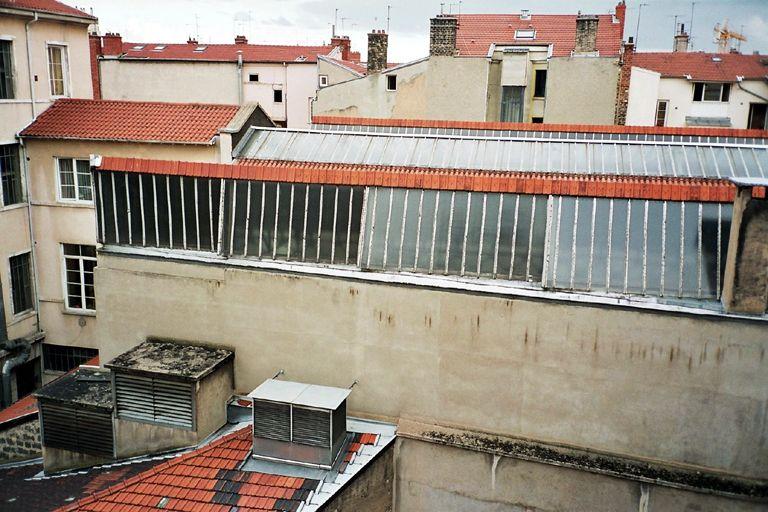 Vue est, des sheds