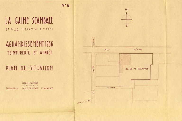 Plan de situation 1956