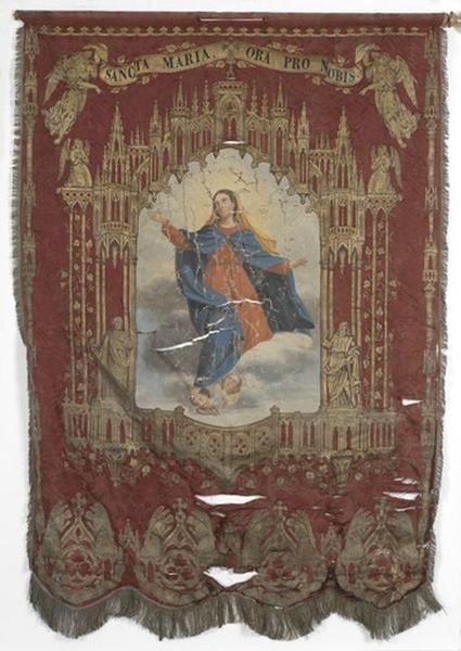 Vue d'ensemble du revers, face dédiée à l'Assomption de la Vierge.