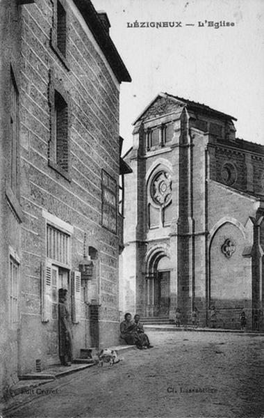 LEZIGNEUX - L'Eglise. Edit. Crozet. Cl. Lassblière.