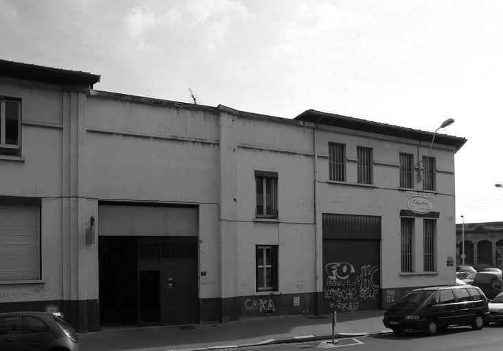 Façade ouest, immeuble d'origine