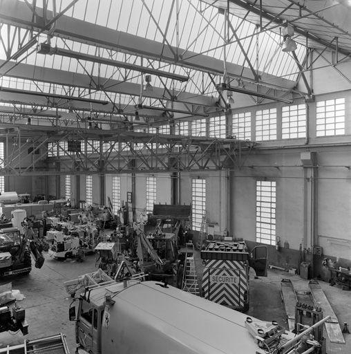 Pont-roulant du grand hall mécanique