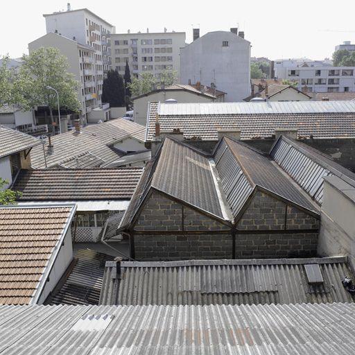 Vue nord-ouest des ateliers