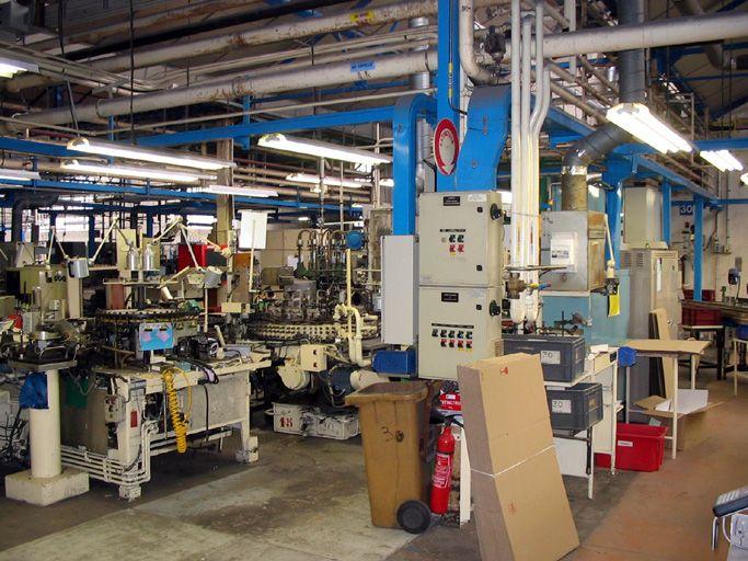 Vue intérieure des ateliers