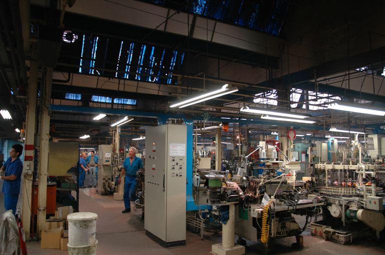 Vue d'ensemble des lignes de production